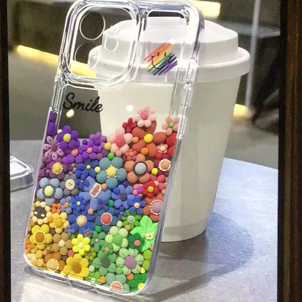 New in box—Floral Design I Phone Case - Multicolor 16 PRO